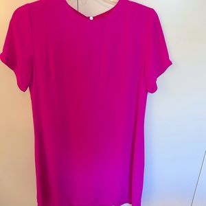 Olivaceous hot pink shift dress size M